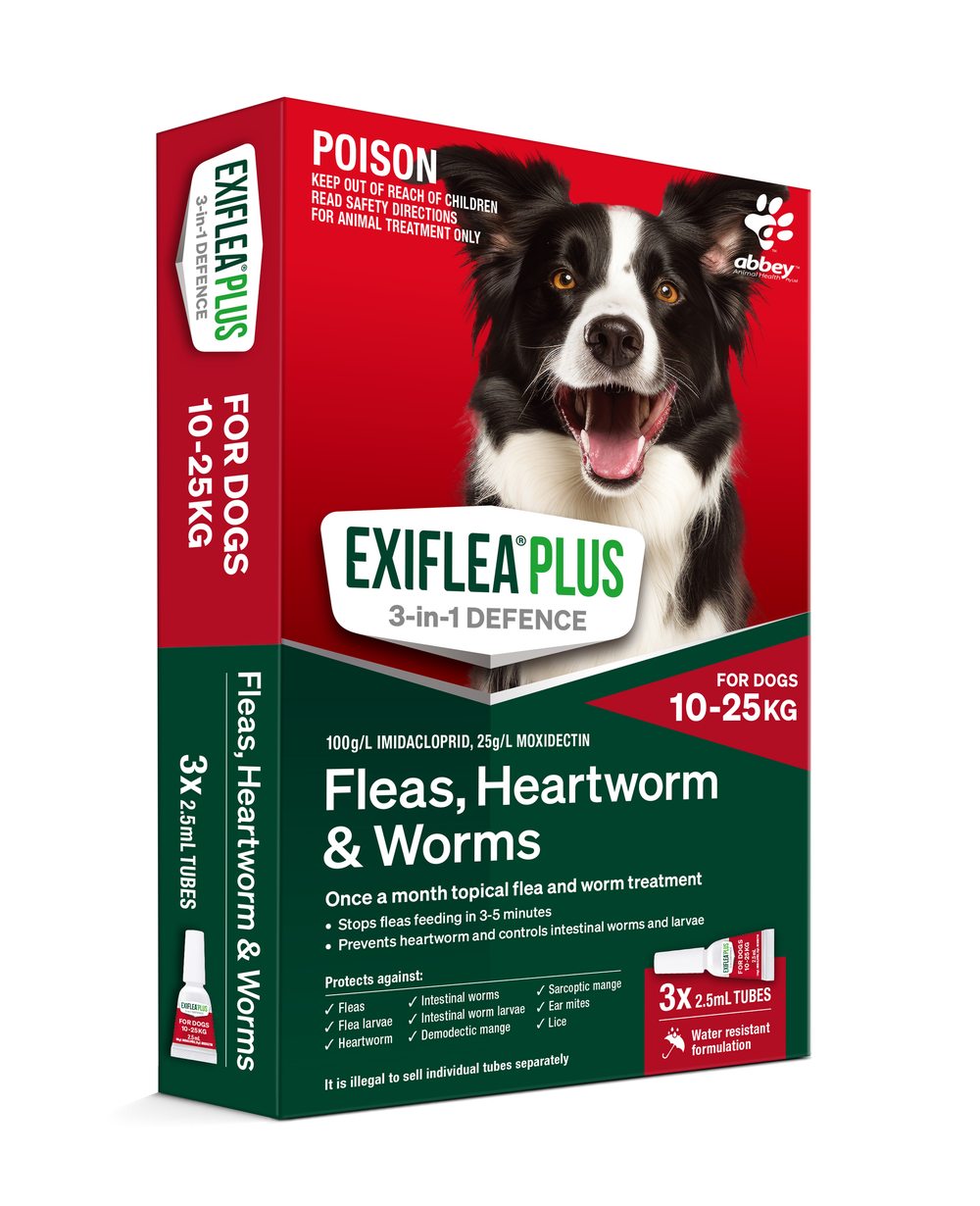 ExiFlea Plus For Dogs 10-25 kg