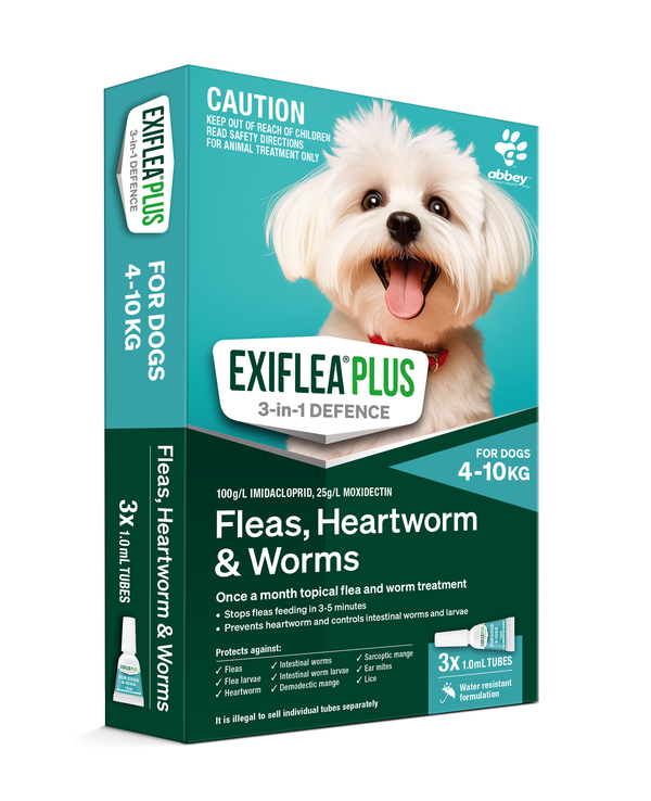 ExiFlea Plus For Dogs 4-10 kg