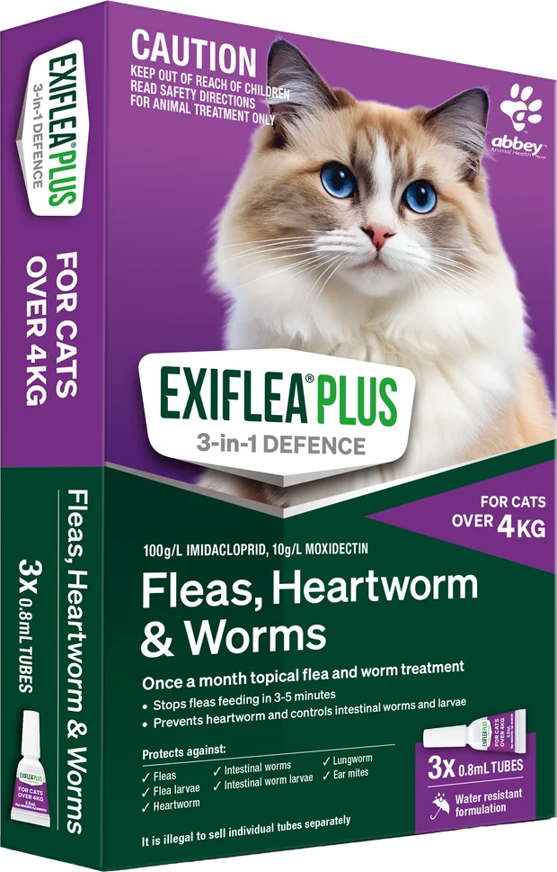 ExiFlea Plus for cats over 4 kg
