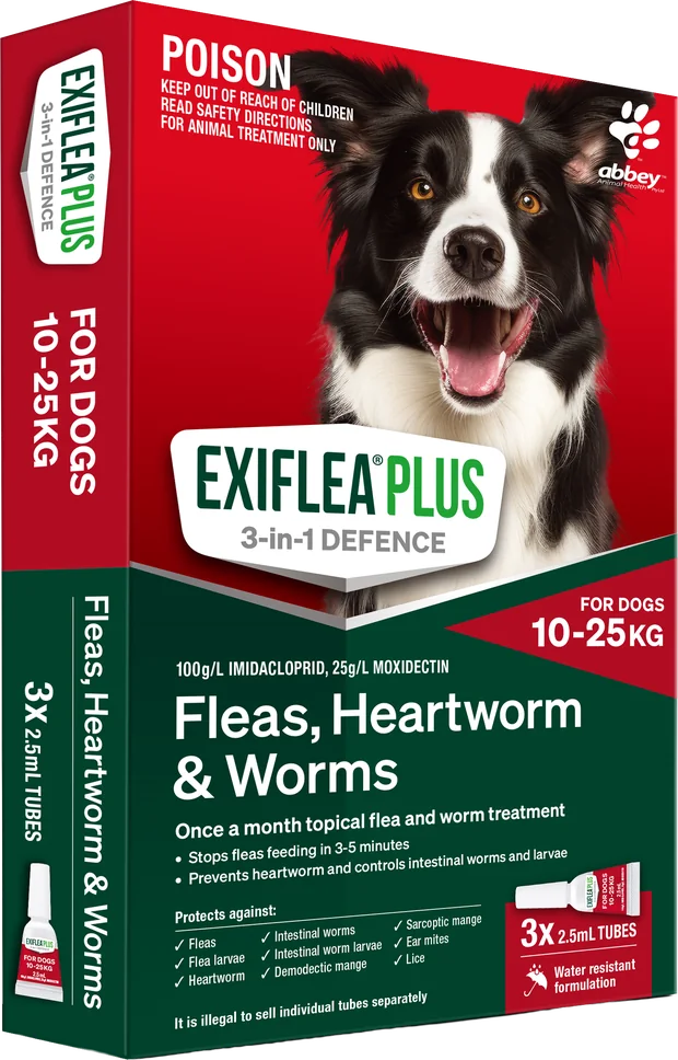 ExiFlea Plus for dogs 10 to 25 kg
